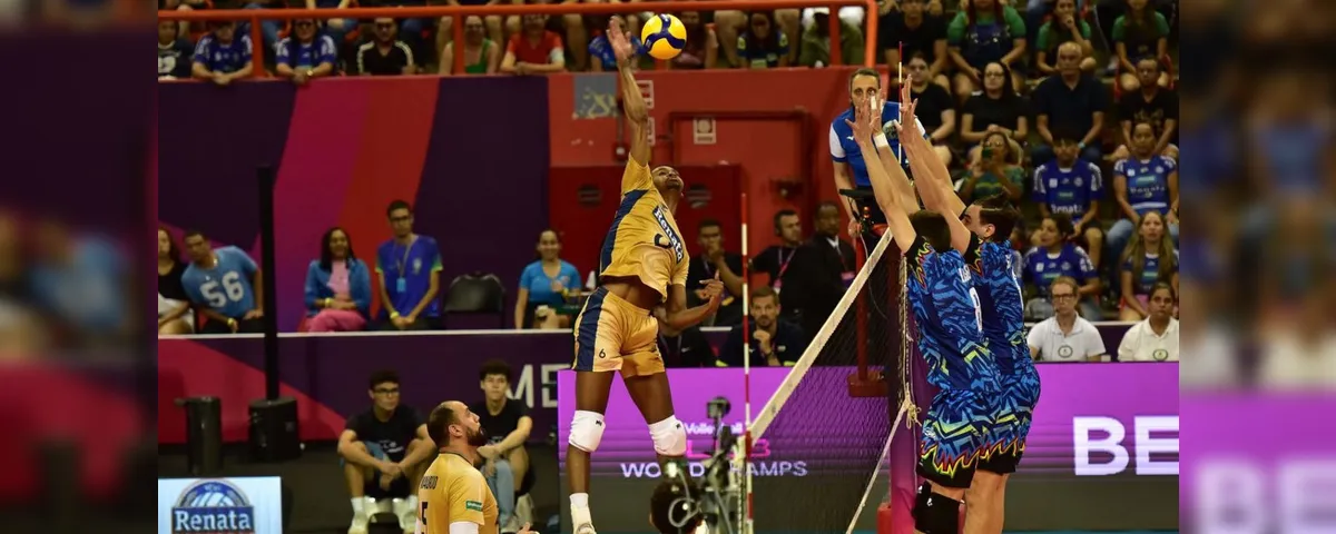 Perugia domina o Vôlei Renata no Mangueirinho, vence por 3 sets a 0 e garante vaga na final do Mundial de Clubes em Belém.
