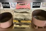 A droga estava escondida  dentro de cilindros de gás utilizados em aparelhos de ar-condicionado em porto no Pará.