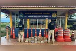 Agentes suspeitaram do transporte ilagal após motorista apresentar nevorvosismo com a fiscalização.