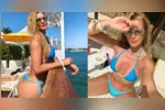 Lívia Andrade posa de biquíni em Miami e impressiona seguidores com boa forma e registros de dia ensolarado.