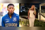 Gonzalo Plata e Giulia Arruda foram vistos juntos recentemente, acendendo rumores sobre o novo romance do atacante equatoriano.