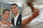 Georgina Rodríguez falou sobre o noivado com Cristiano Ronaldo, a vida familiar e os planos para o casamento em uma entrevista concedida à edição espanhola da revista Elle.