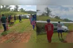 Relatos preliminares indicam que o avião havia pousado na aldeia para realizar o transporte de um paciente