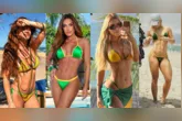 Celebridades como Giovanna Ewbank, Erika Schneider, Virginia Fonseca e Nicole Bahls aderem ao “biquíni do Brasil”, tendência do brazilcore que viralizou nas redes sociais.