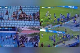 Confusões aconteceram nas arquibancadas e no campo