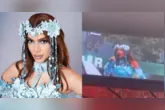 Anitta interrompe show de pré-Carnaval no Riocentro para alertar público sobre furtos e criticar criminosos.