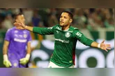 Vitor Roque marcou de pênalti e garantiu a vitória do Palmeiras.
