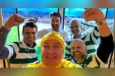 Encontro improvável no norte da Noruega: paraense recebe portugueses para ver treino do Sporting antes do duelo com o Bodo/Glimt.