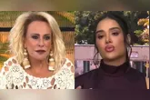 Mesmo com a gafe, Ana continuou a entrevista com Jordana de forma leve.