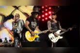 Axl Rose, Slash e Duff McKagan, ícones do Guns N’ Roses, lideram a formação que desembarca em Belém para um dos shows mais aguardados do ano.