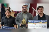 João Victor, Bruno da Silva e Ricardo Candido foram os premiados