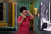 Milena atendeu o Big Fone e irá emparedar um brother neste domingo (29).