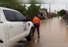 A concentração de água em curto período provocou alagamentos em pontos críticos dos núcleos Cidade Nova e Nova Marabá