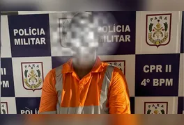 Os suspeitos iniciaram fuga em uma motocicleta Honda CG 160 preta