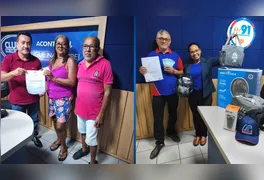 Erisvaldo Ribeiro acertou o placar de Águia x Remo e Iara Carmem Evangelista, ganhadora da "Promoção Brasil Rural"