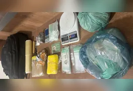 O material apreendido na ação