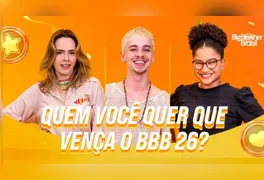 O trio que disputará o prêmio do reality: Ana Paula Renault, Juliano Floss e Milena Lages.