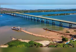 A ponte sobre o Rio Araguaia, localizada na BR-230