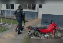 O veiculo que os suspeitos usavam foi apreendido