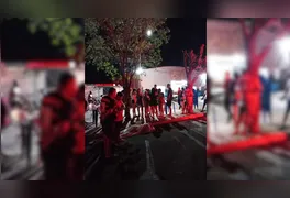 O crime ocorreu em um estabelecimento noturno no Setor Universitário; a Polícia Militar isolou a área para o trabalho da perícia.