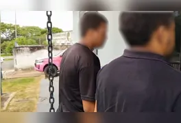 Suspeito chegou pouco depois das 15h desta quinta-feira (12) na Superintendência de Polícia Civil de Marabá