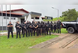 Momento em que as equipes da 9ª RISP saem às ruas para cumprir os 27 mandados judiciais da operação.