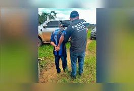 Agentes das Polícias Civis do Pará e Mato Grosso durante a incursão em área rural que resultou na captura do suspeito.