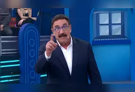 O apresentador Ratinho durante exibição de seu programa no SBT; emissora foi condenada em primeira instância.