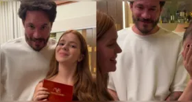 Leinha se emociona ao descobrir que foi escolhida como madrinha do casamento de Viih Tube e Eliezer.