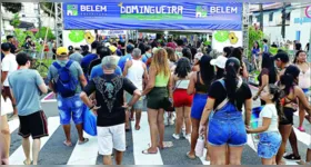 Público participa da Domingueira no Guamá, evento que reúne cultura, lazer e empreendedorismo em Belém.