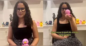 Júlia conta que conquistou mais independência após cerca de três meses de uso do acessório.