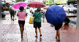 Há 95% de probabilidade de chuva, com volume estimado de 4,1 milímetros ao longo do dia.
