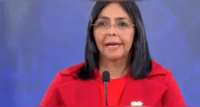 Delcy Rodríguez, assumiu nesta segunda-feira (5) como líder interina da Venezuela.