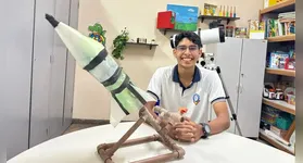 O estudante obteve nota 8 na 28ª edição da Olimpíada Brasileira de Astronomia e Astronáutica (OBA)