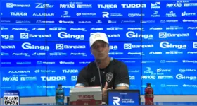 Na coletiva pós-jogo, o treinador Júnior Rocha enfatizou o momento de construção da equipe e foco jogo a jogo no Paysandu.