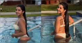 Ary Mirelle aproveita dia de sol em Recife, posa de biquíni