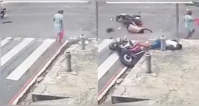 Acidente quase resulta em uma tragédia maior.