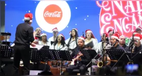 Coro Carlos Gomes encanta no Natal Encantado do Parque da Cidade com clássicos natalinos.