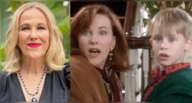 Catherine O’Hara em cena de “Esqueceram de Mim”, um dos filmes que marcou sua carreira e o imaginário de fãs ao redor do mundo.