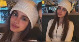 Anitta durante viagem pela Suíça; imagem recente chamou atenção por mudanças no rosto e viralizou nas redes sociais.