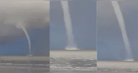 Fenômeno foi visto na Ilha de Trambioca e na Praia da Fazendinha.