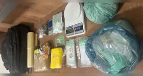 O material apreendido na ação