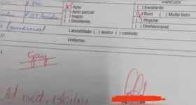 Segundo informações do processo, a anotação foi feita em 2014, no momento do processo seletivo, pela profissional responsável pelo recrutamento.