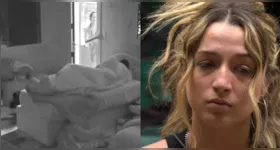 Após permanecer alguns minutos no gramado, a sister deixou o local e seguiu para o quarto “Sonho de Voar”