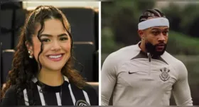 Na legenda da publicação, Maisa escreveu uma mensagem de felicitação ao atleta do Corinthians.