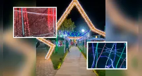 Vândalos furtaram parte da iluminação de Natal deixando as autoridades consternadas