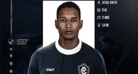 Clube do Remo contrata lateral-direito João Lucas como reforço para 2026