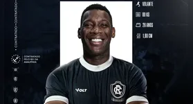 Clube do Remo anuncia contratação do volante Patrick de Paula como quinto reforço da temporada