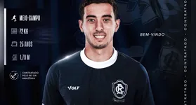 Clube do Remo anuncia a contratação do meio-campista uruguaio Franco Catarozzi para a temporada