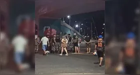 Acidente no elevado da Mário Covas, em Ananindeua, terminou com a morte de um motociclista na madrugada desta quinta-feira (18).